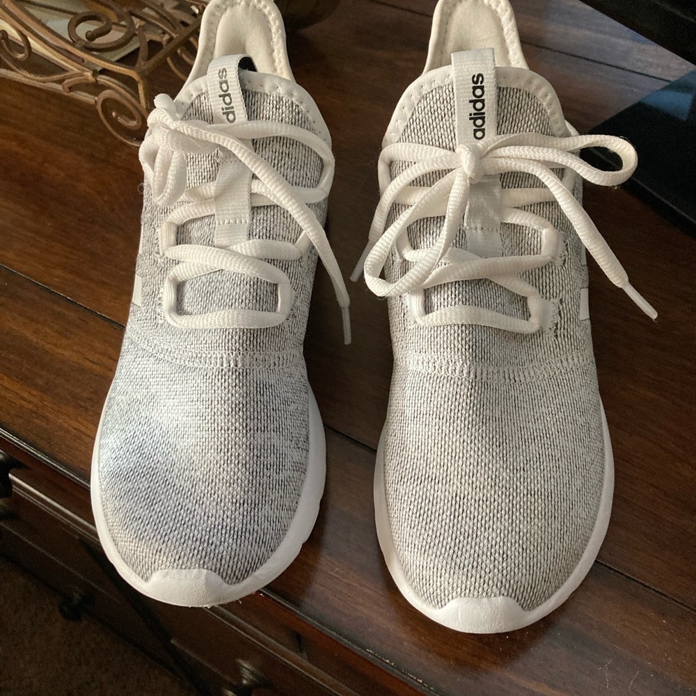 Adidas White Cloudfoam Comfort Sneakers